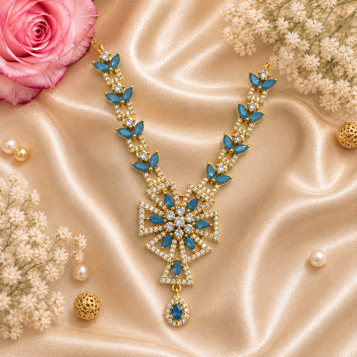 Mangalmayi Neel Necklace Set (Pack of 2)
