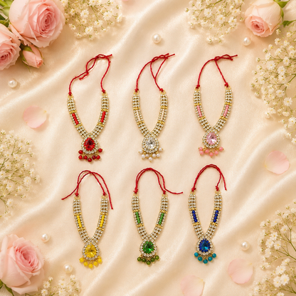 Ratnavali Kanthi Necklace Set(Pack of 6)