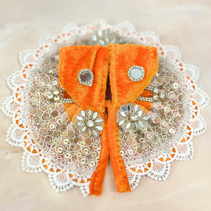 Kanakpriya Velvet Laddu Gopal Dress Combo – Set of 4