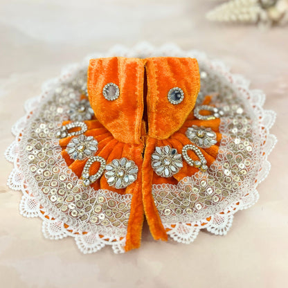 Kanakpriya Velvet Laddu Gopal Dress Combo – Set of 4