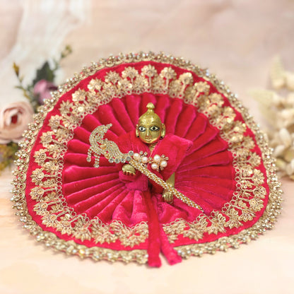 Kanakpriya Velvet Laddu Gopal Dress Combo – Set of 4