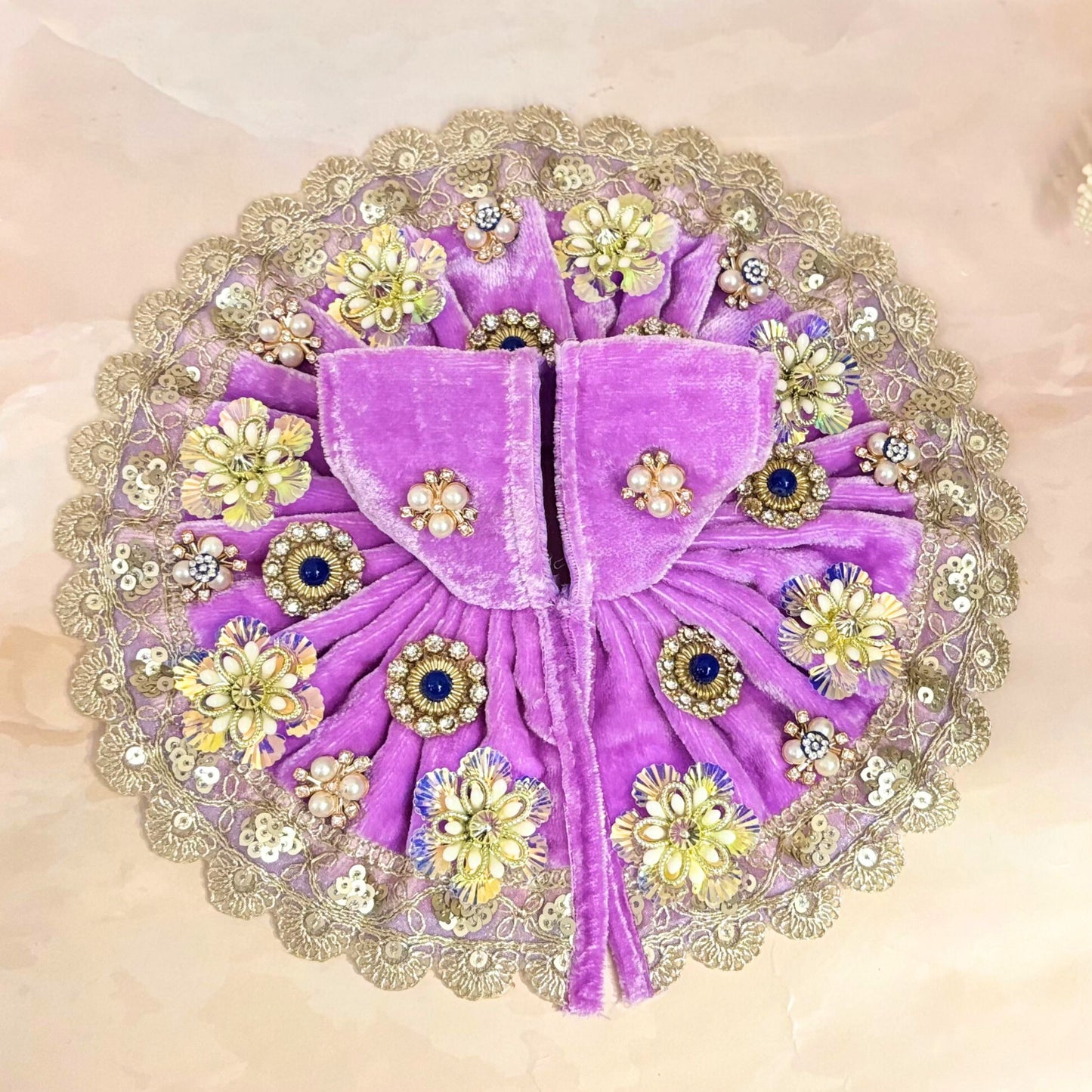 Kanakpriya Velvet Laddu Gopal Dress Combo – Set of 4