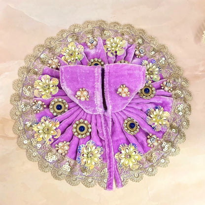 Kanakpriya Velvet Laddu Gopal Dress Combo – Set of 4