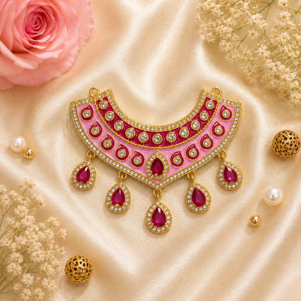 Shubh Kant Bhakti Necklace Set