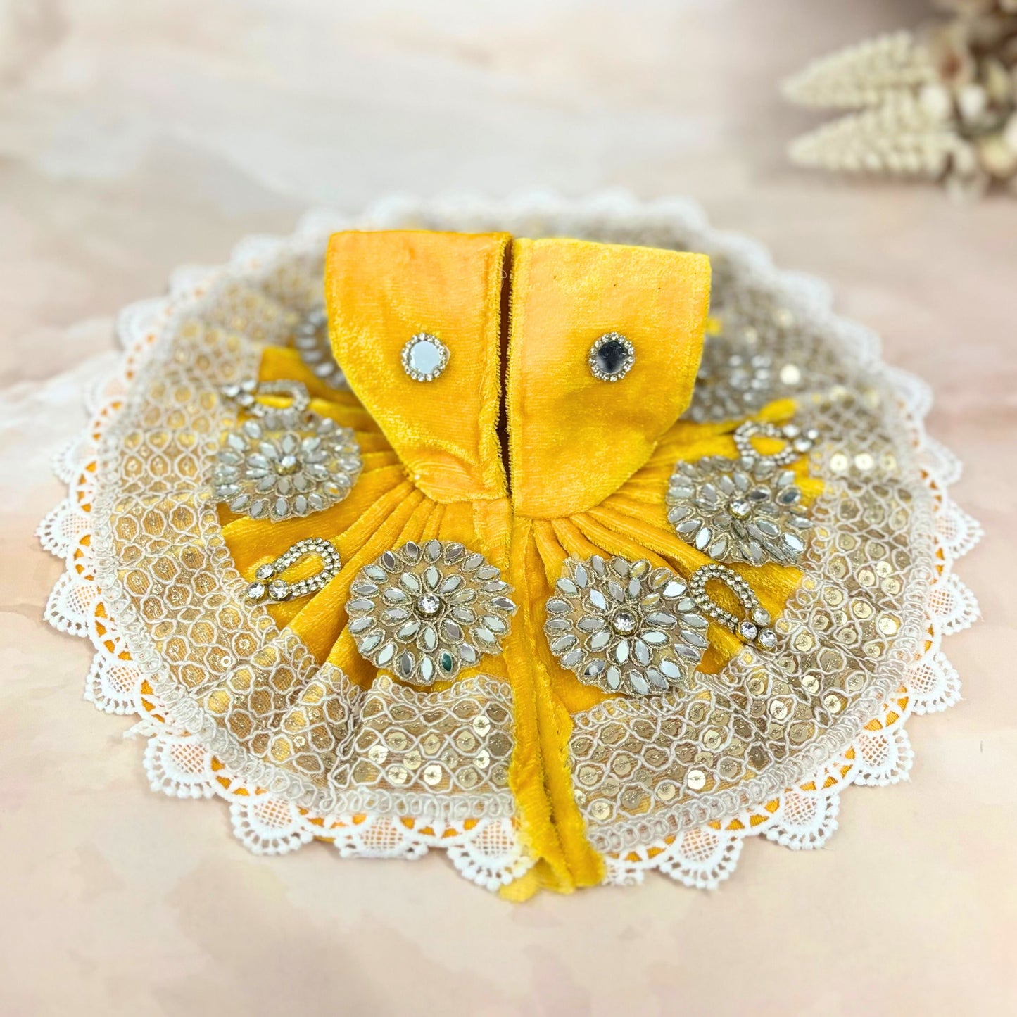 Vaidehi Velvet Laddu Gopal Dress Combo – Set of 4