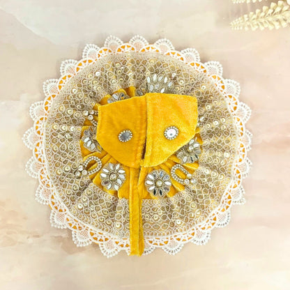 Vaidehi Velvet Laddu Gopal Dress Combo – Set of 4