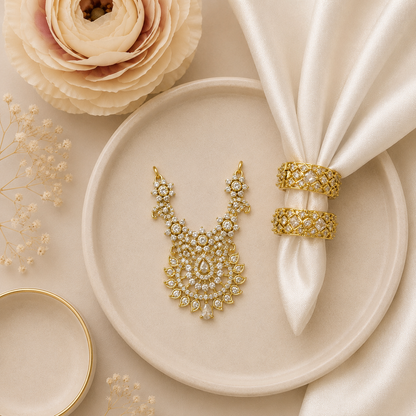 Shwet Rani Shringar Set