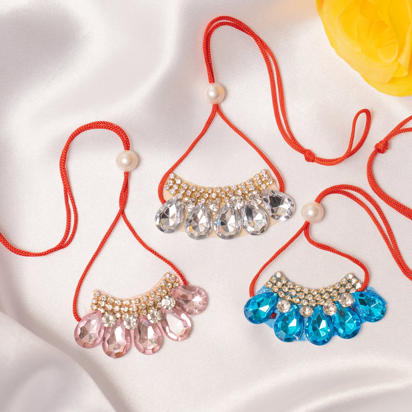 Chandrika Ratna Necklace (Pack of 3)