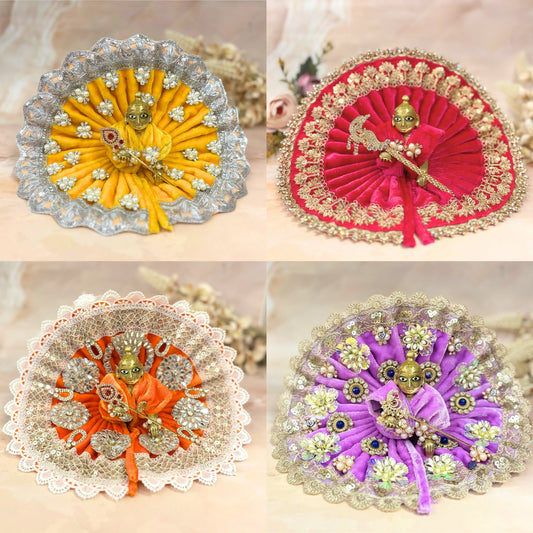 Kanakpriya Velvet Laddu Gopal Dress Combo