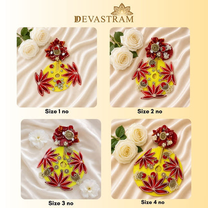 Red Lotus Laddu Gopal Dresss