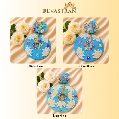 Pastel Blue Laddu Gopal Dress