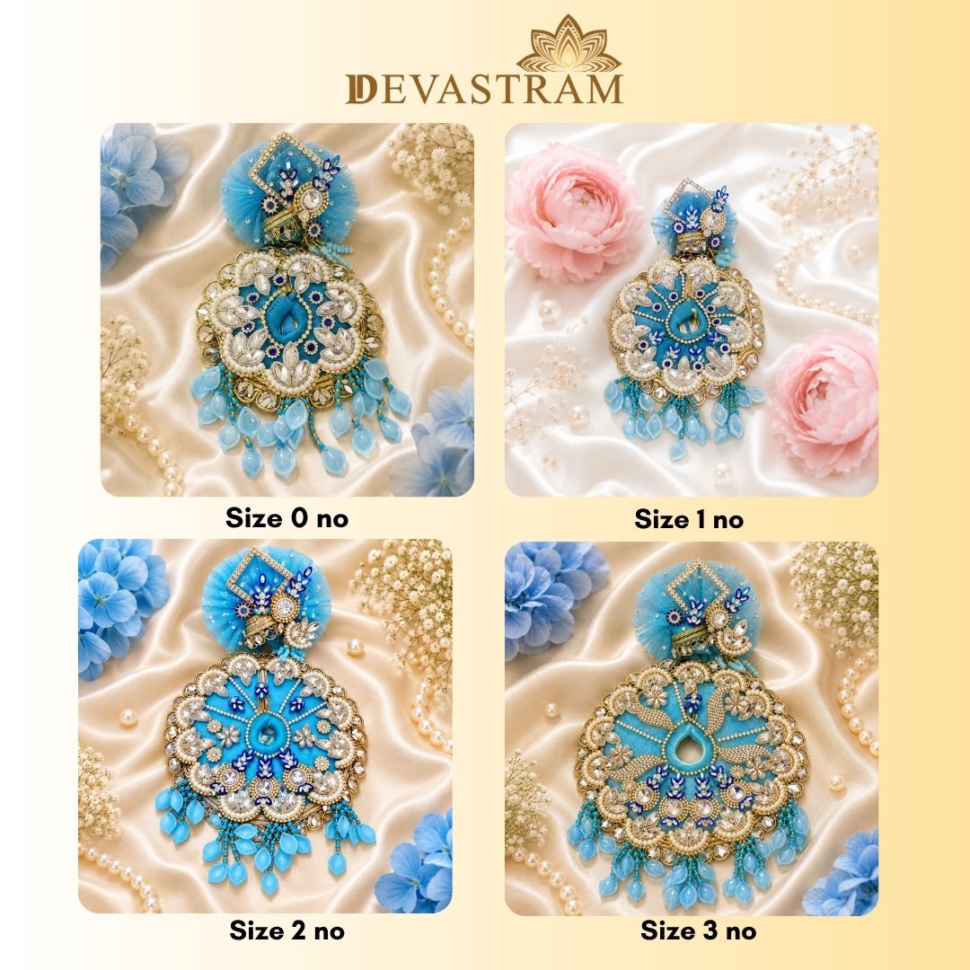 Neel Mukut Laddu Gopal Dress