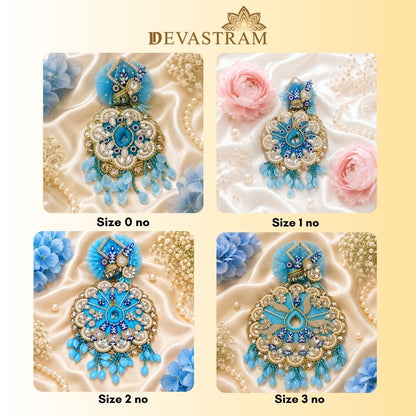 Neel Mukut Laddu Gopal Dress