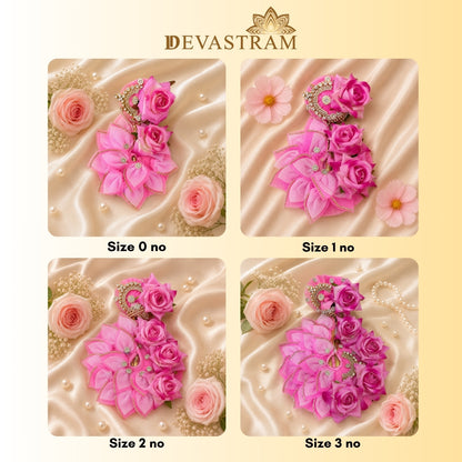 Light Pink Rose Laddu Gopal Dress