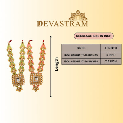 Kamal Kundan Necklace Set(Pack of 2)