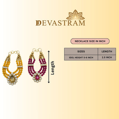 Nikunj Pushpa Necklace Set(Pack of 2)