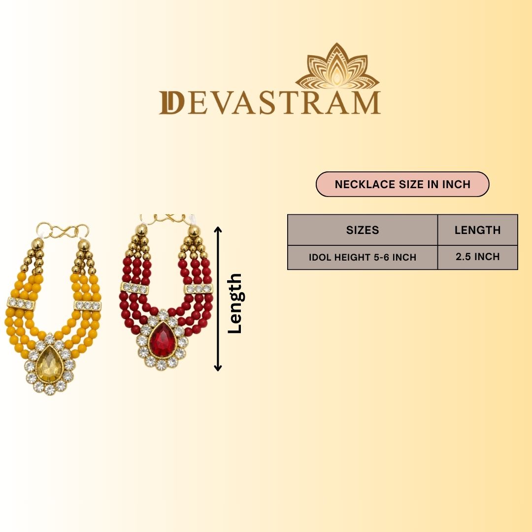 Ruby Nikunj Necklace Set(Pack of 2)