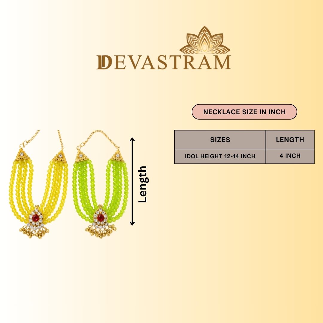 Braj Kanthii Necklace Set(Pack of 2)
