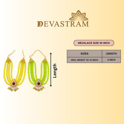 Braj Kanthii Necklace Set(Pack of 2)