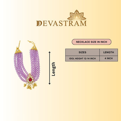 Braj Gulabi Necklace Set