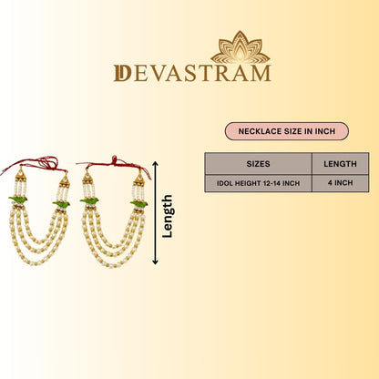 Kishori Crystal Necklace Set(Pack of 2)