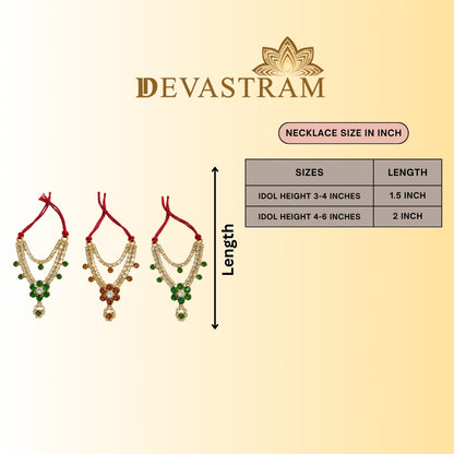 Pushp Harit Necklace Set(Pack of 3)