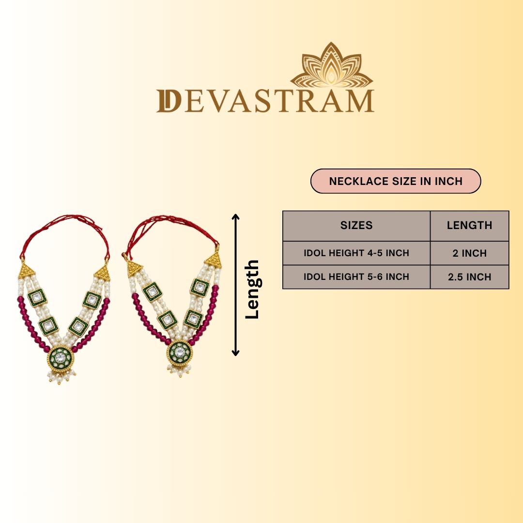 Kamal Shringar Necklace Set(Pack of 2)