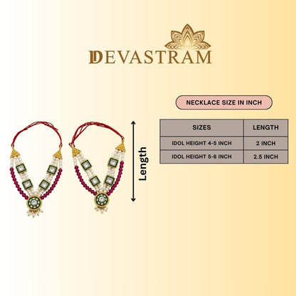 Kamal Shringar Necklace Set(Pack of 2)