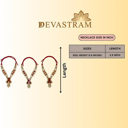 Keshari Pushp Necklace Set(Pack of 3)