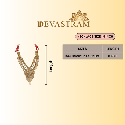 Rajmala Shwet Necklace Set