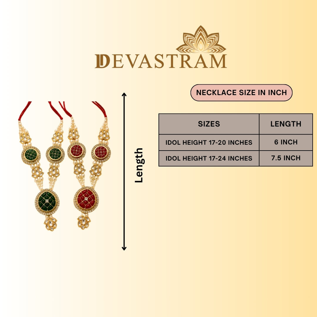 Rajsi Kundan Necklace Set(Pack of 2)