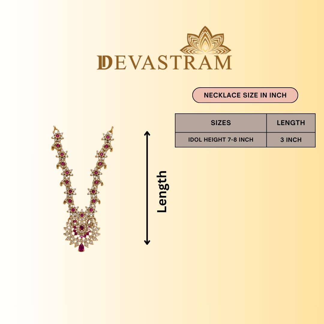 Ruby Vaijyanti Necklace Set
