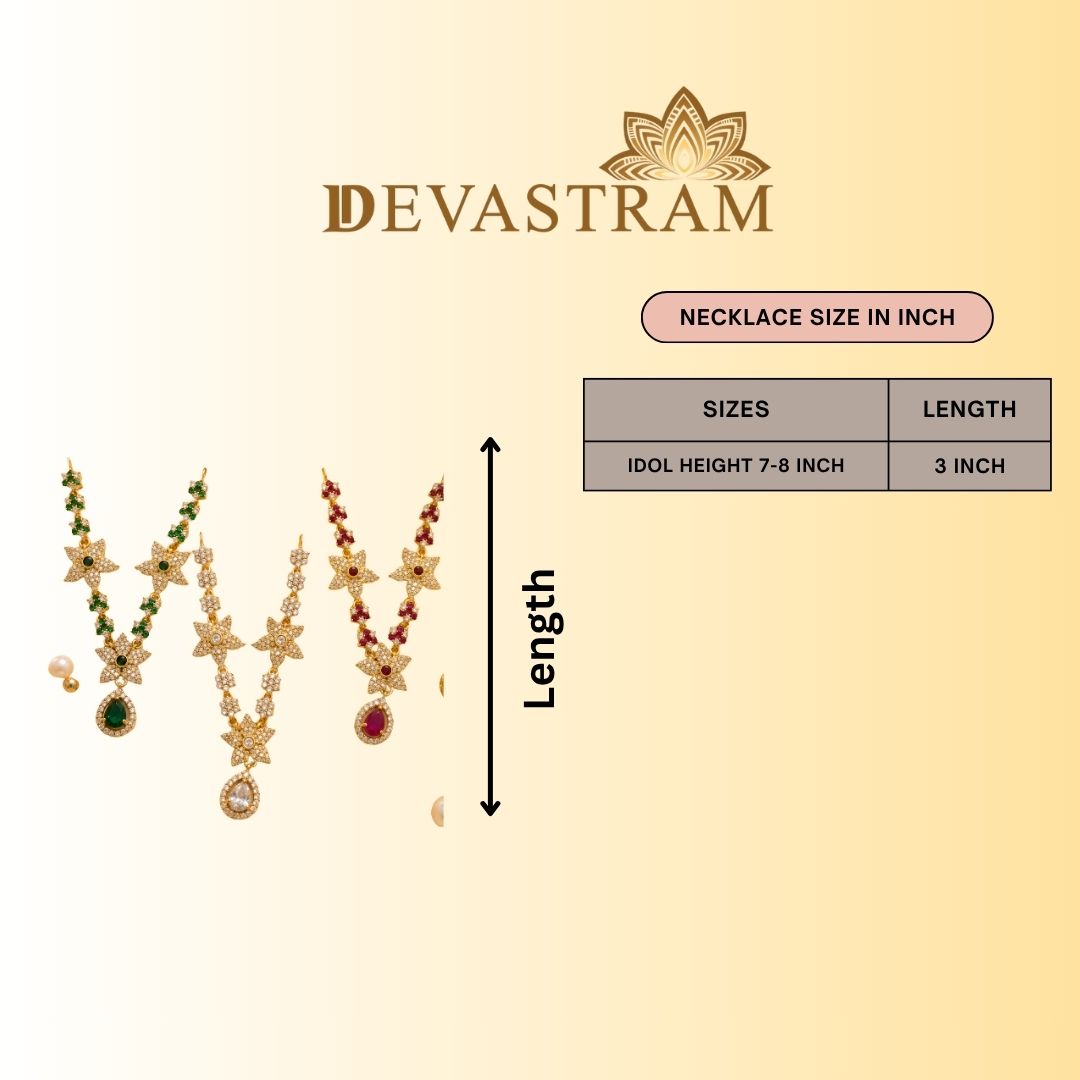 Ruby Harit Ratna Necklace Set (Pack of 3)