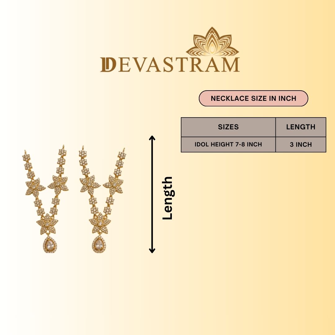 Shwet Kamal Necklace Set (Pack of 2)