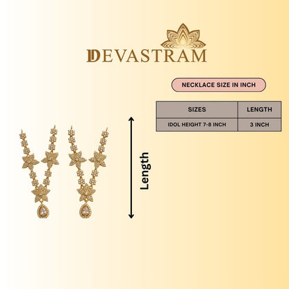 Shwet Kamal Necklace Set (Pack of 2)