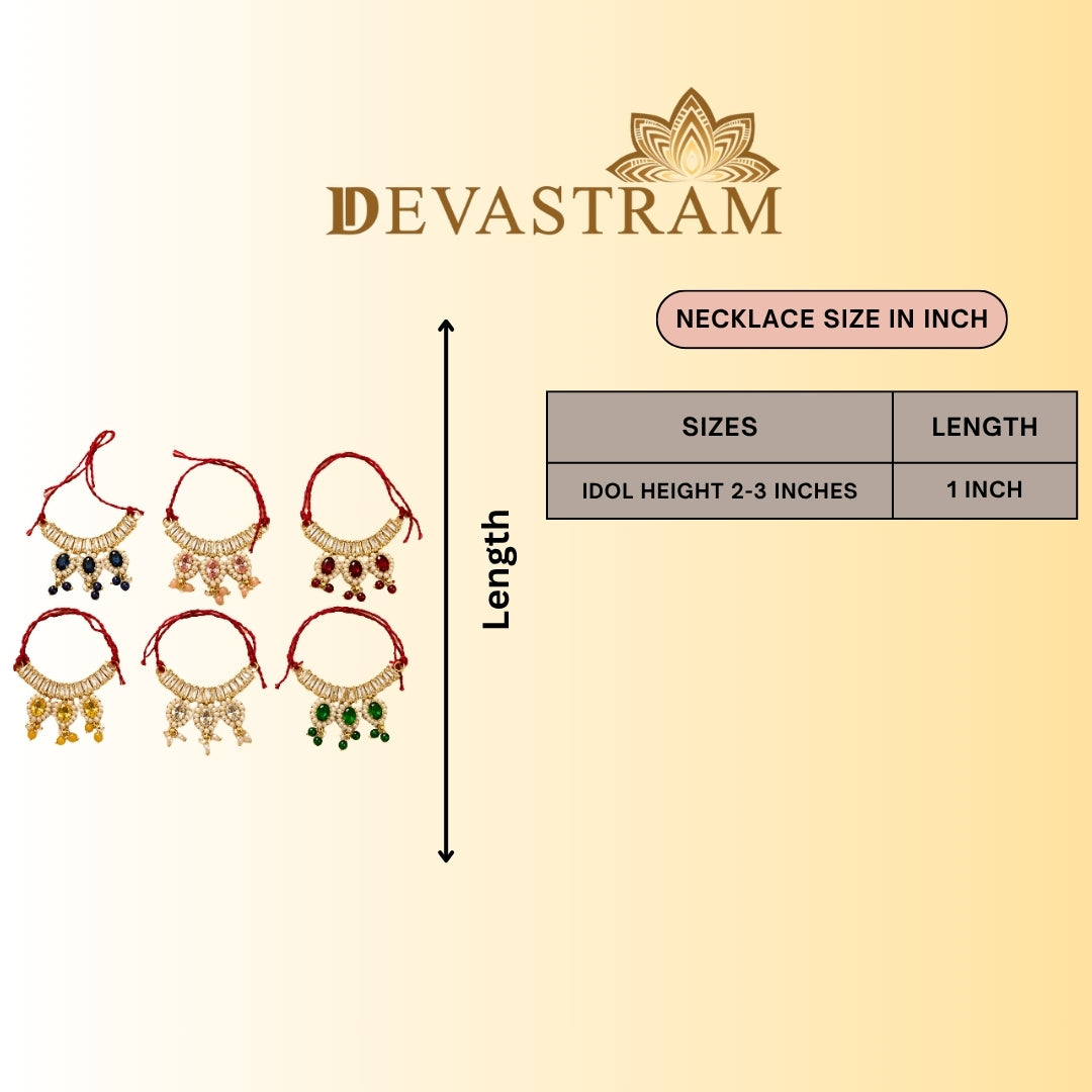 Niketan Kanthi Necklace Set(Pack of 6)