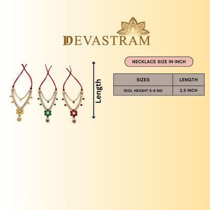 Pitambari Harit Necklace Set(Pack of 3)