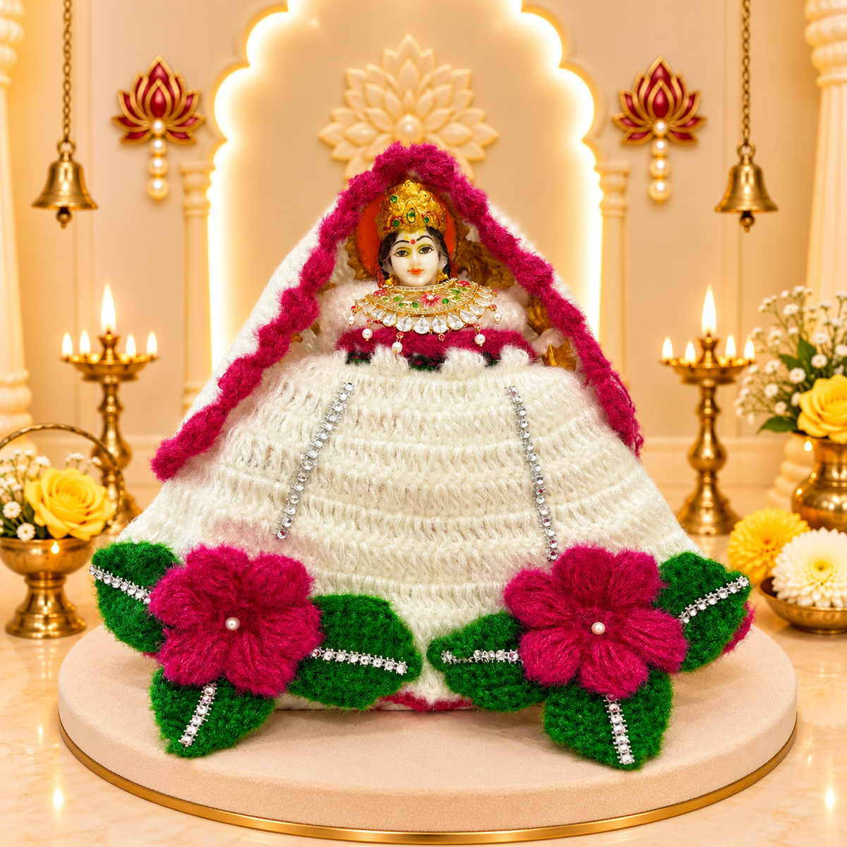 Padma Prabha Woollen Mata Rani Dress
