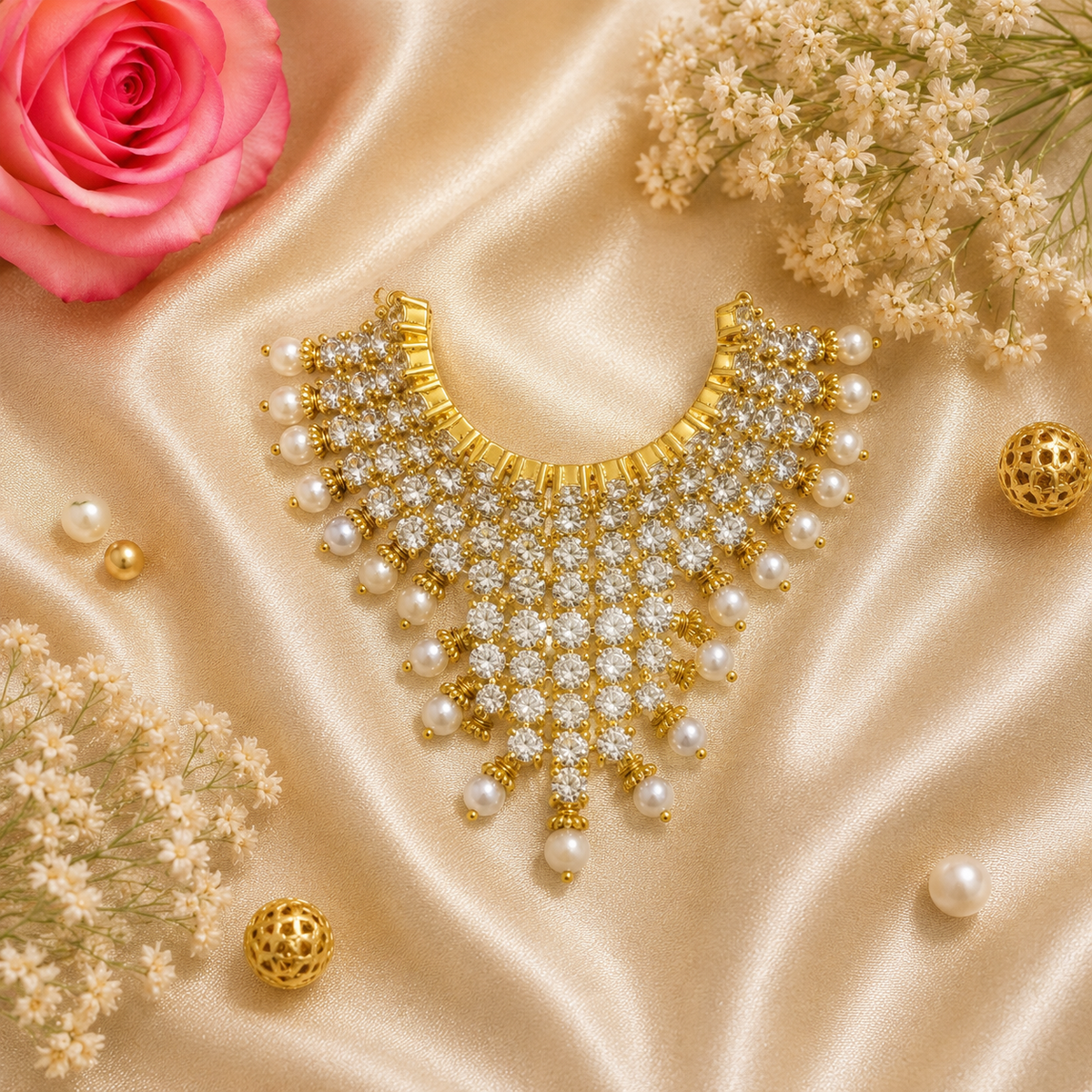 Moti Aastha Necklace Set