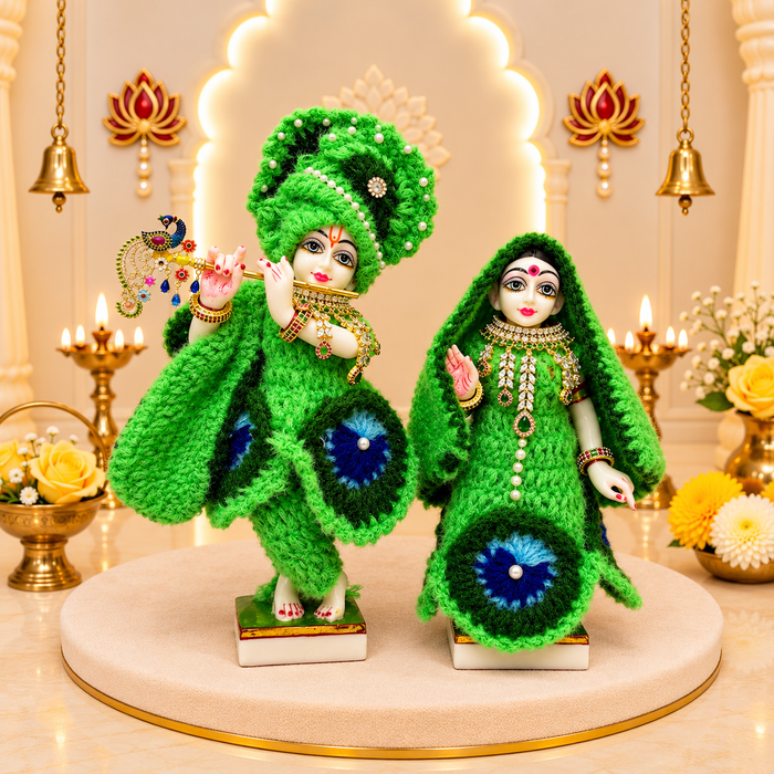 Mangalmayi Woollen Radhe Krishna Dress