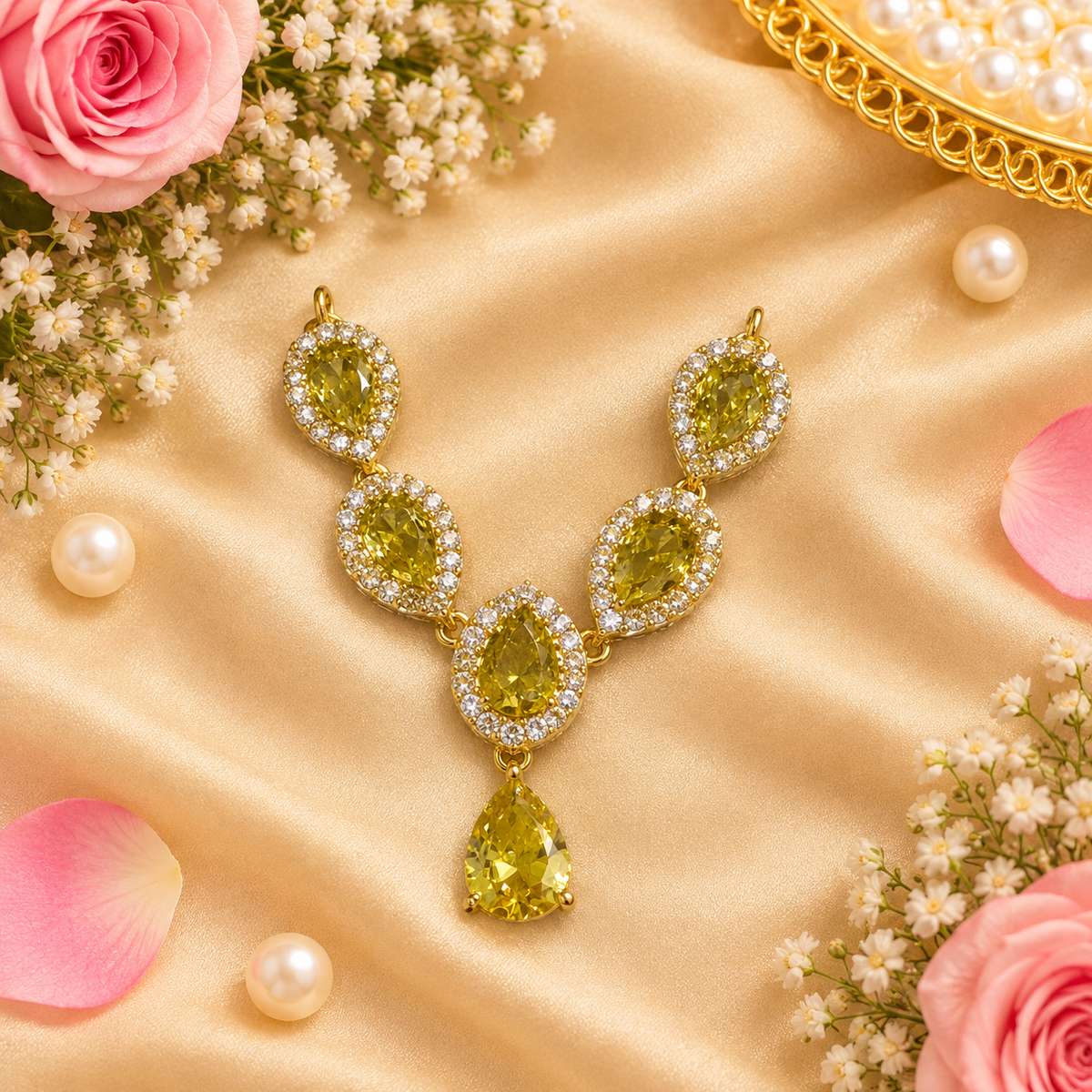 Kanak Prem Kusum Necklace Set (Pack of 2)