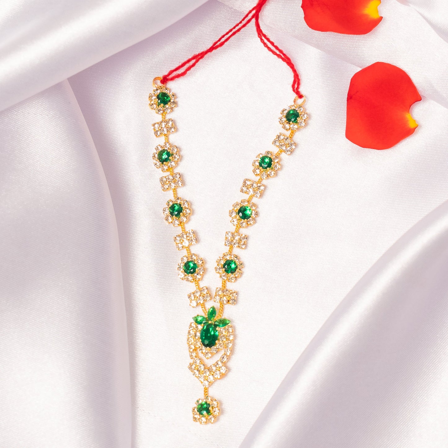 Vrindavan Ratna Necklace(Pack of 3)