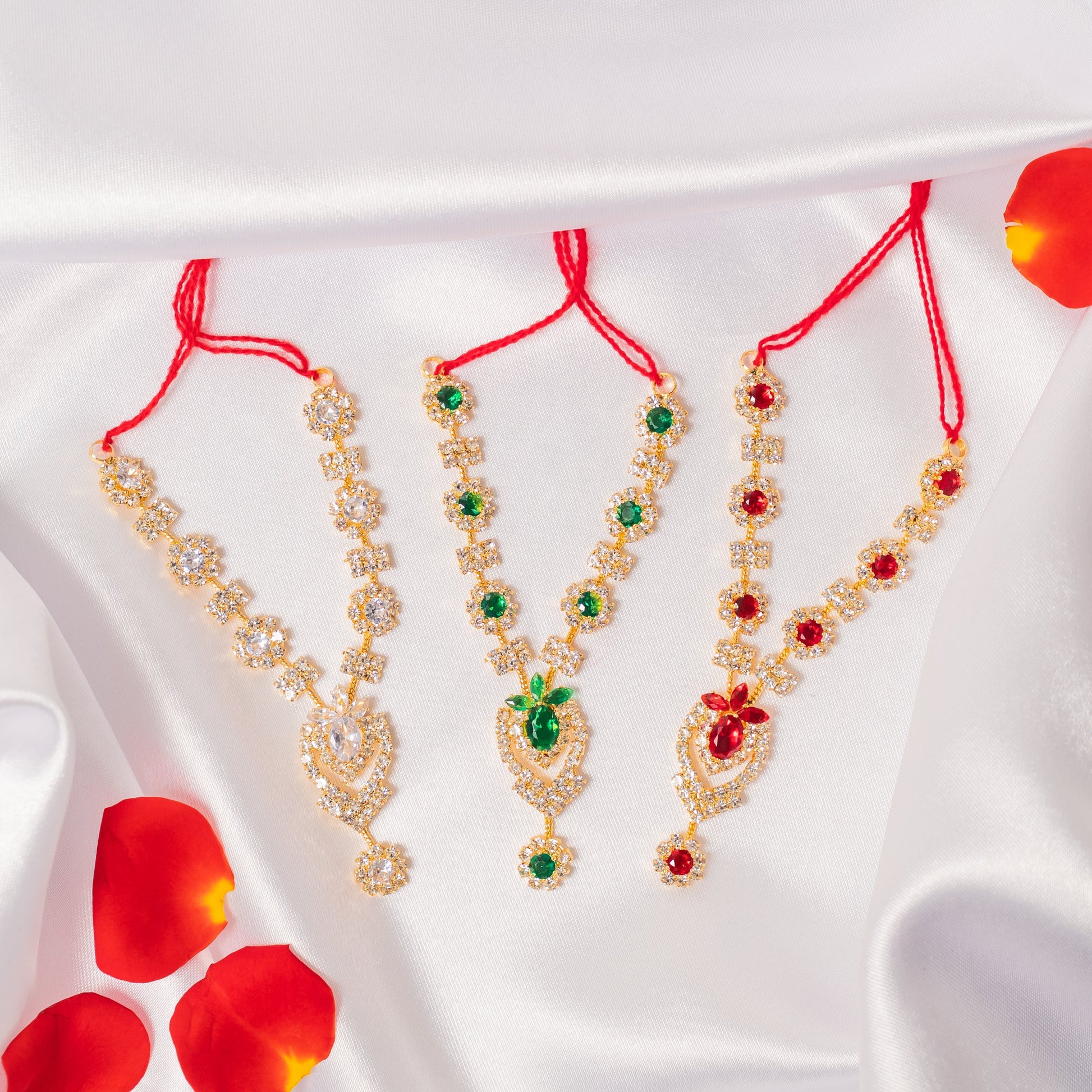 Divya Pushp Necklace(Pack of 3)