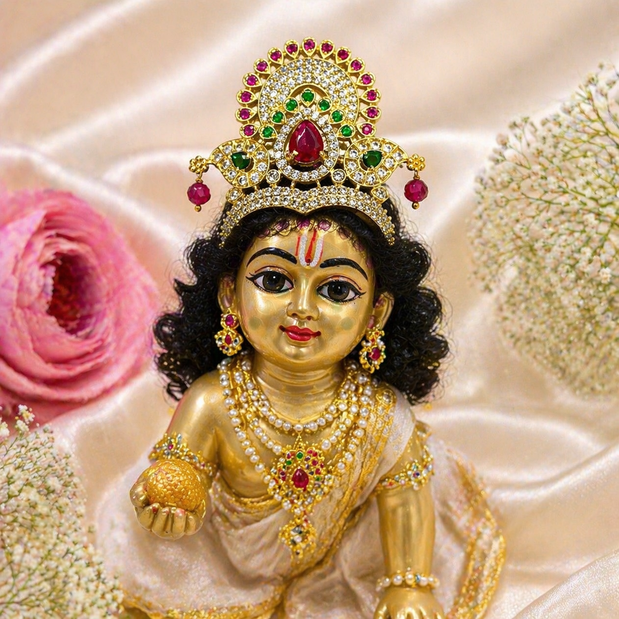 Divya Ratna Mukut for All Gods | Premium Kundan Stone Rajmukut