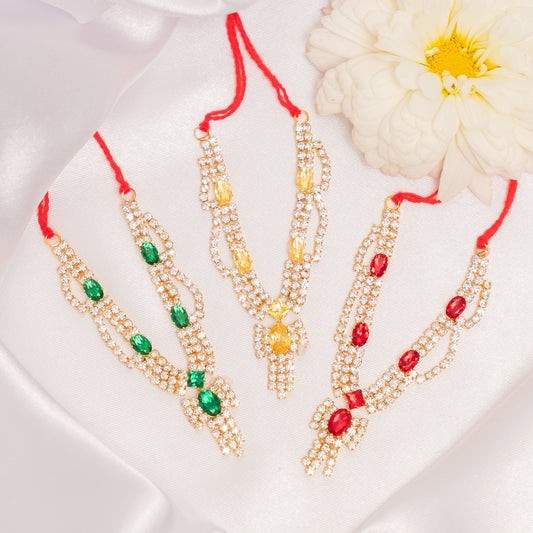 Divyam Shringar Necklace Set (Pack of 3)