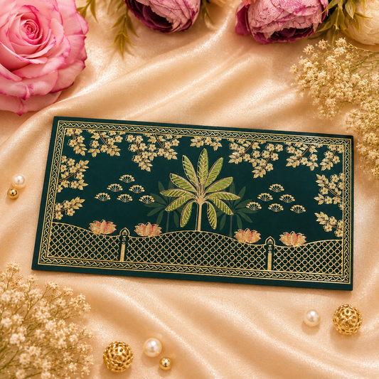 Peacock Print Paper Envelopes (Pack of 10)