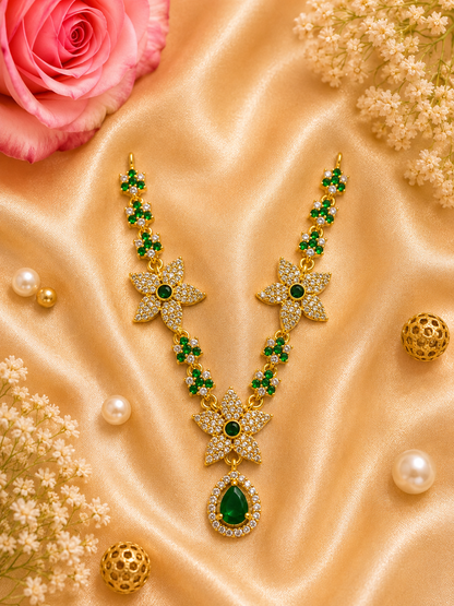 Harit Shwet Ratna Necklace Set (Pack of 2)