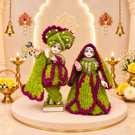 Yugal Kishor Woollen Radhe Krishna Dress