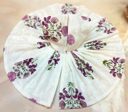 Floral Laddu Gopal Cotton Dress Mix Colors (Pack of 1 )