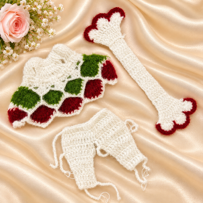 Rangoli Pushp Woollen Radhe Krishna Dress
